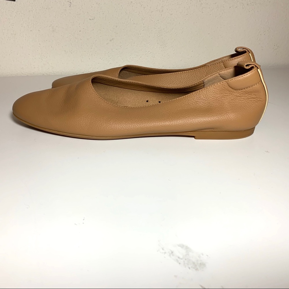 Everlane The Day Glove Ballet Flat Caramel Color 8